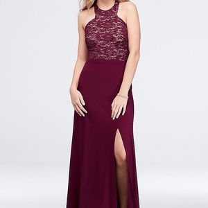 Sequence lace gown